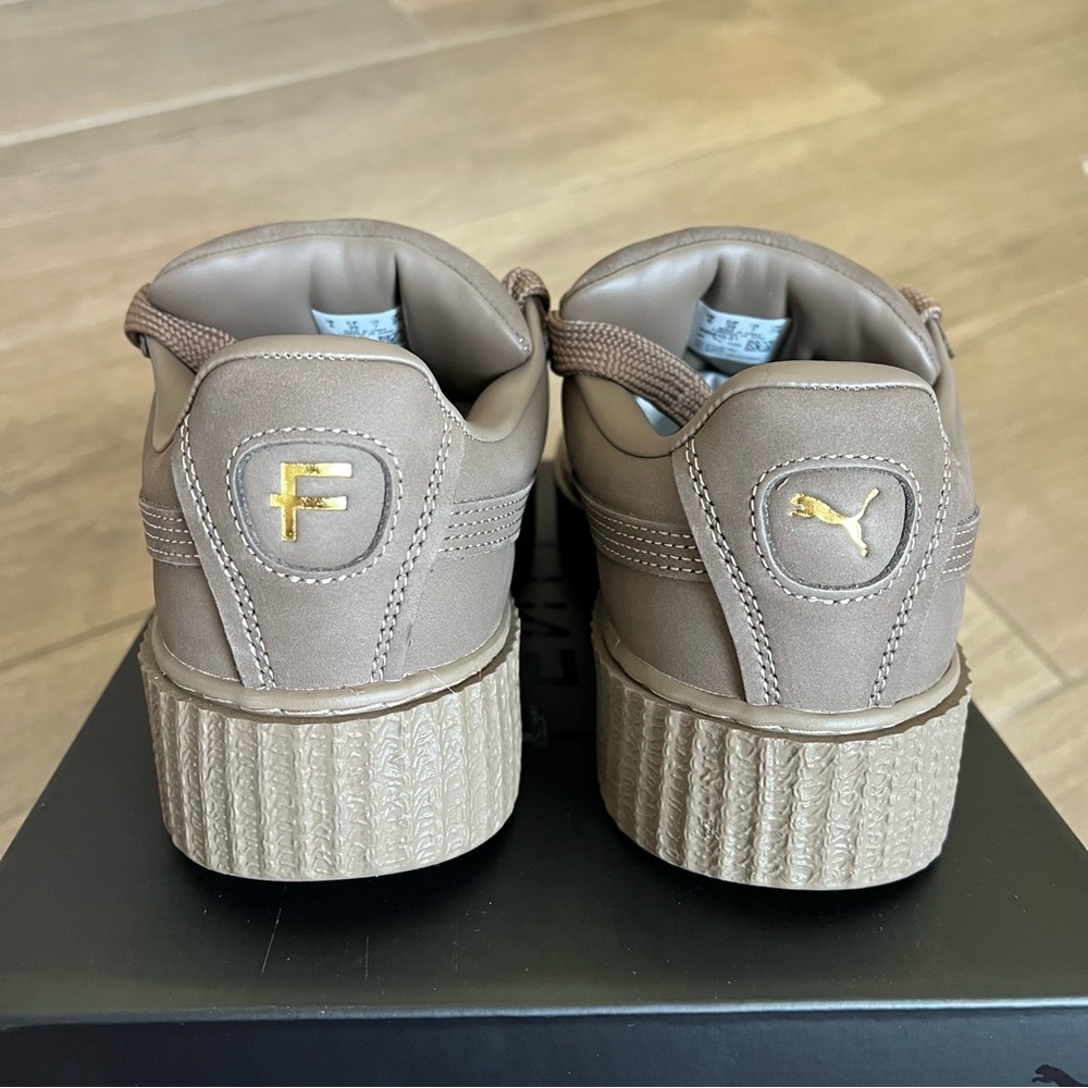 Puma Fenty Platform Sneakers in Taupe Brown - Picture 7 of 10